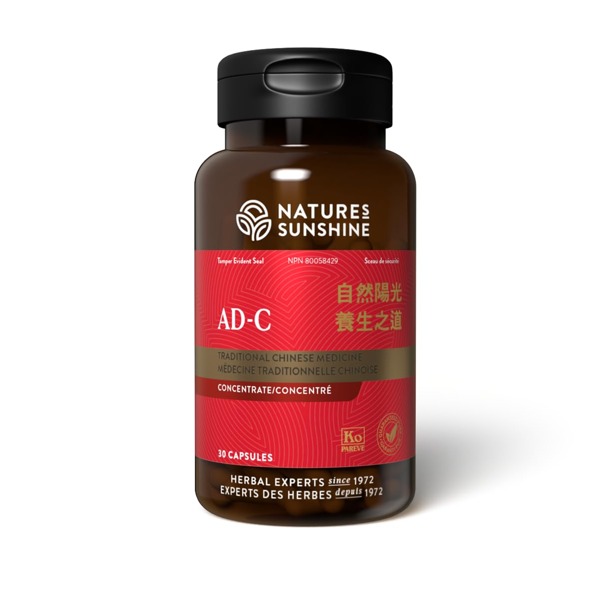 Élévateur d'humeur TCM Nature's Sunshine – bouteille, soutien potentiel du bien-être.