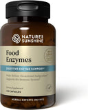 Nature's Sunshine Enzymes alimentaires – boîte prête au repas, soutien digestif naturel.
