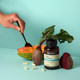 Ingrédients clés Nature's Sunshine – betaine HCl et bromélaïne pour la décomposition des aliments.