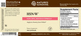Nature's Sunshine HSN-W, emballage clair et étiquette pour une utilisation simple.