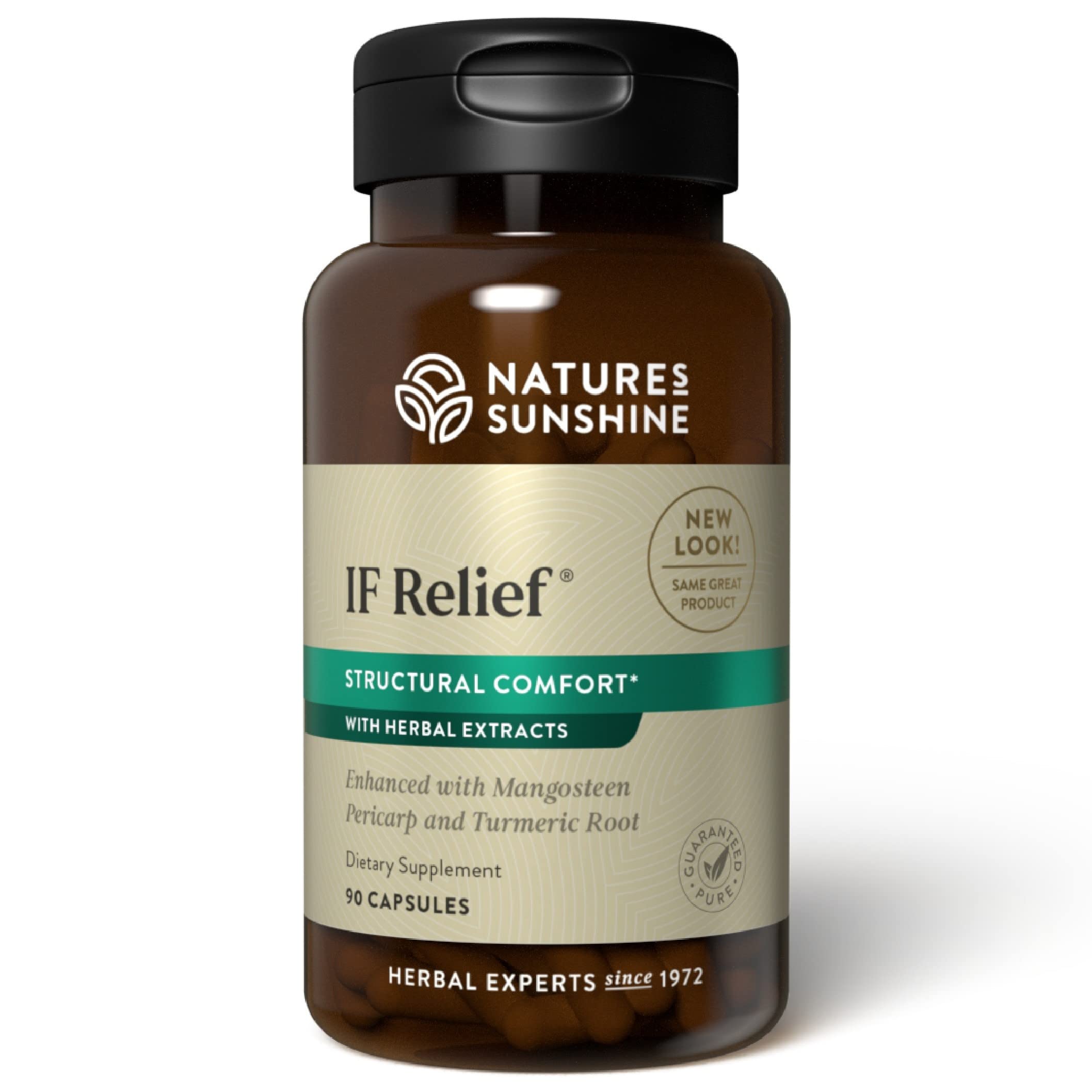 Nature's Sunshine IF Relief, boîte: soutien pratique après l'exercice.