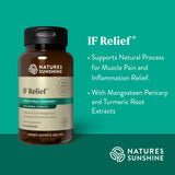 Nature's Sunshine IF Relief, curcuma racine: antioxydants et soutien immunitaire potentiels.