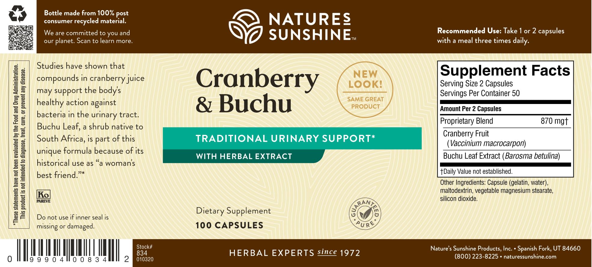 Nature's Sunshine – ingrédients purs garantis pour votre routine.
