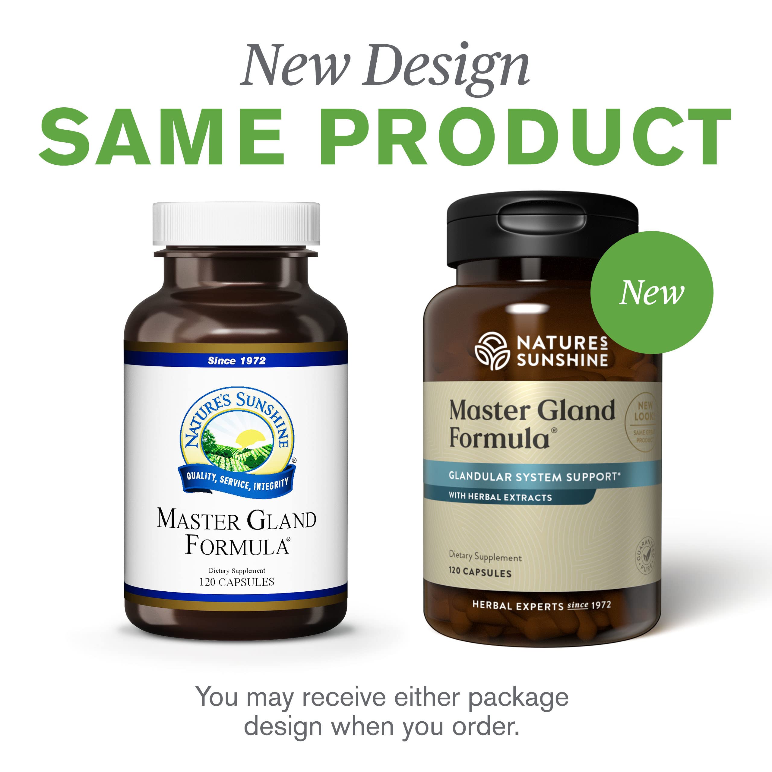 Nature's Sunshine Master Gland – Habitude simple pour intégrer des nutriments quotidiens.