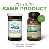 Nature's Sunshine Menstrual Reg — gélules visibles, soutien hormonal potentiel.