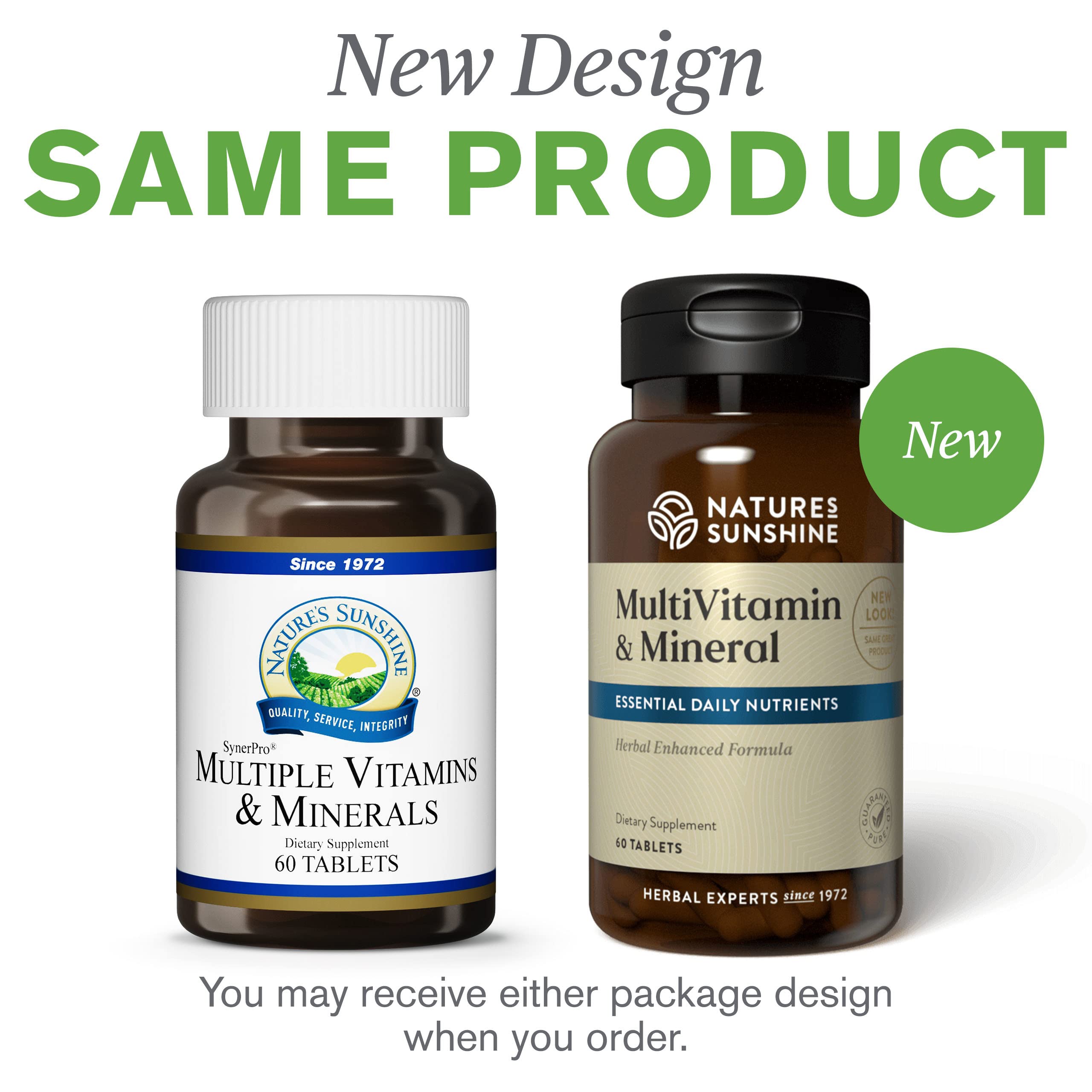 Capsules faciles à avaler pour un rituel quotidien Nature's Sunshine Multivitamines et Minéraux