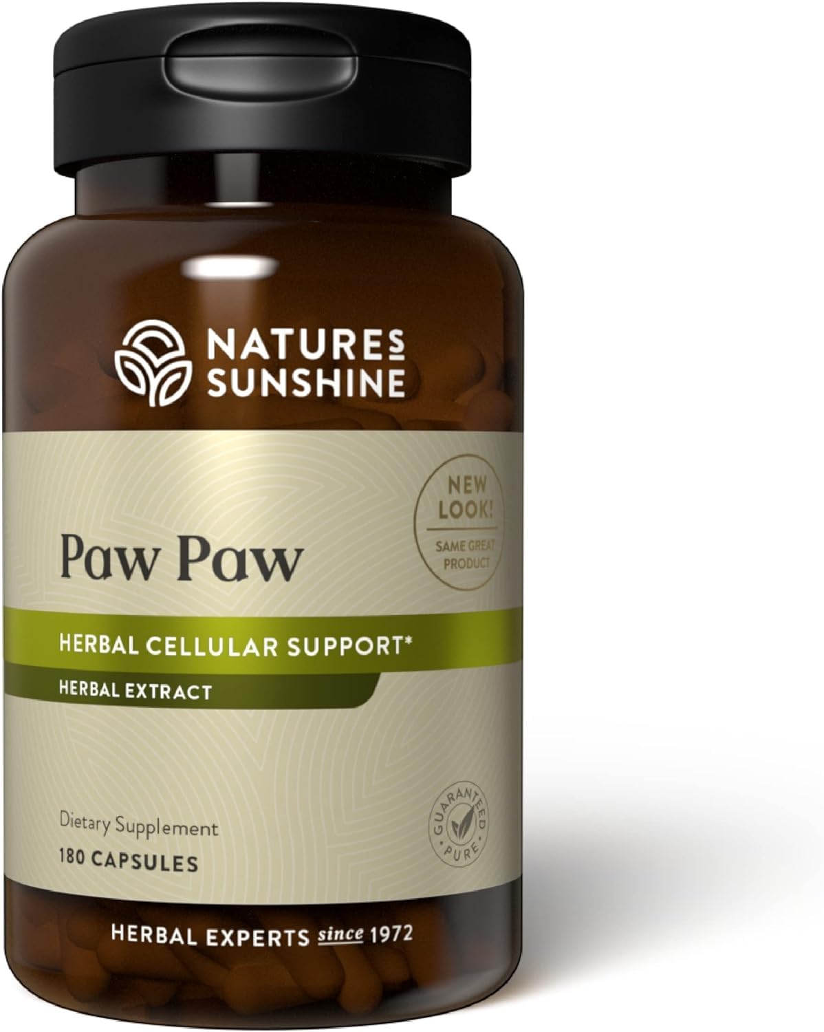Nature's Sunshine Paw Paw Cell-Reg, bouteille de capsules: soutien potentiel lors du stress cellulaire.