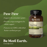 Nature's Sunshine Paw Paw Cell-Reg, étiquette claire: standardisé pour les acéto-génines et usages potentiels.