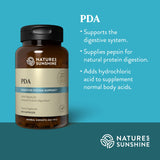 Nature's Sunshine PDA Combination — etiquette produit, traçabilité et ingrédients transparents