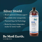 Nature's Sunshine Silver Shield, particules nano visibles, absorption potentielle pour l'organisme.