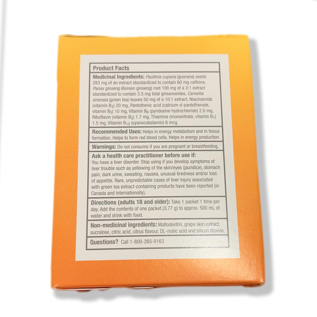Sachet énergie Nature's Sunshine Solstic Energy, boost naturel en déplacement