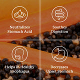 Utilisation quotidienne des comprimés Nature's Sunshine Confort Gastrique après les repas