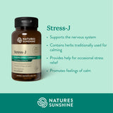 Bouteille Stress-J de Nature's Sunshine avec gélules enfermées, prêt à l’emploi