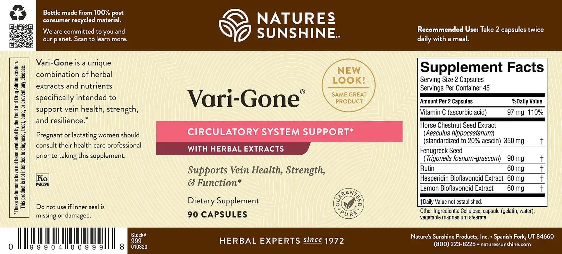 Vari-Gone – emballage, facilité de rangement et transport des capsules.
