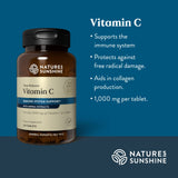 Nature's Sunshine Vitamine C Time Release - Dosage quotidien: apport en vitamine C par comprimé.