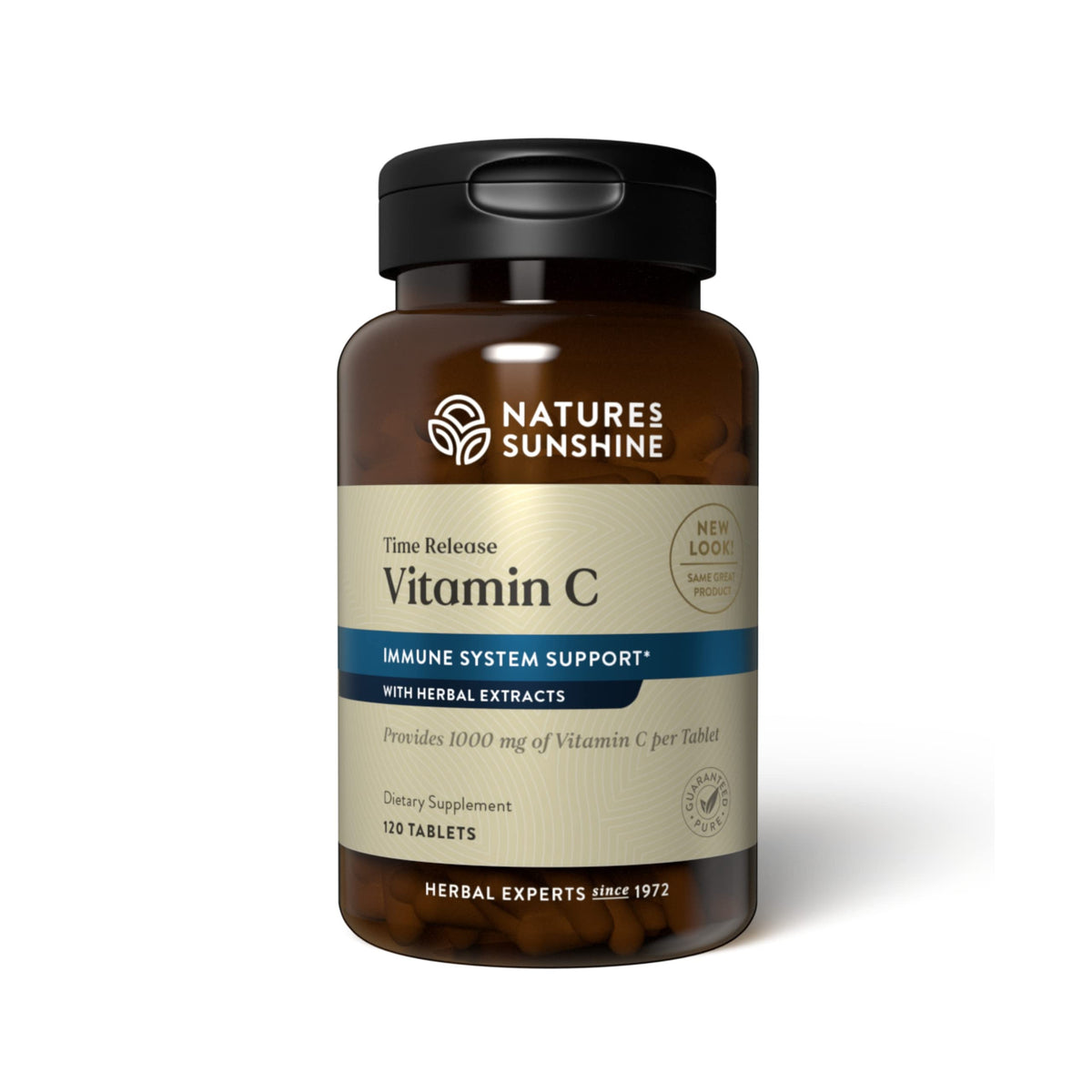 Nature's Sunshine Vitamine C Time Release - Bouteille: soutien potentiel du système immunitaire.
