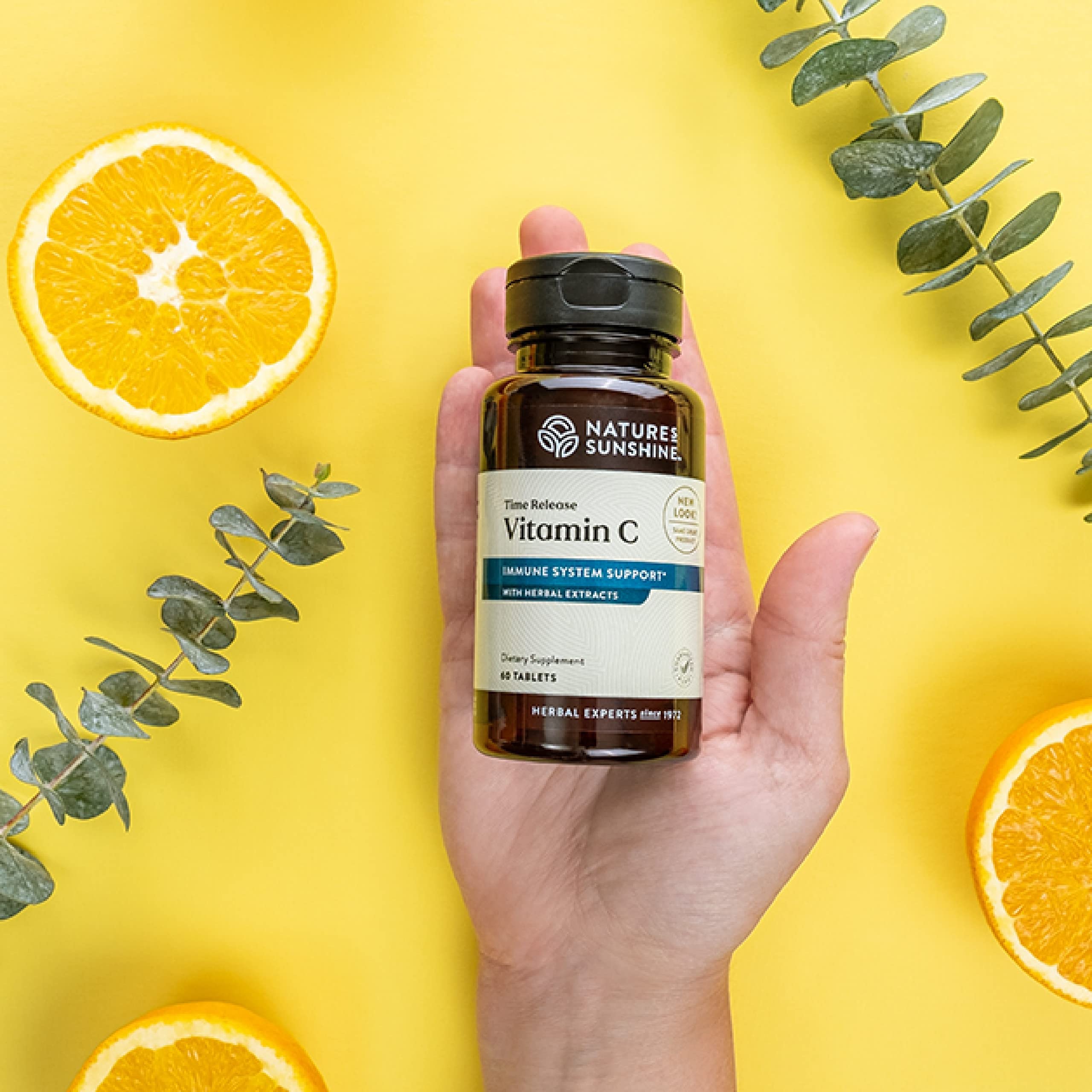 Nature's Sunshine Vitamine C Time Release - Tablettes: libération progressive tout au long de la journée.