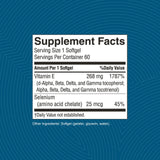 Nature's Sunshine Vitamine E Complete – gélules faciles à avaler, routine simplifiée.