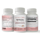 Nature's Trove B12 methylcobalamin goût cerise, comprimés à mâcher faciles à intégrer au quotidien.