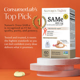 Nature's Trove SAM-e 400 mg caplets blister frais pour une fraîcheur durable