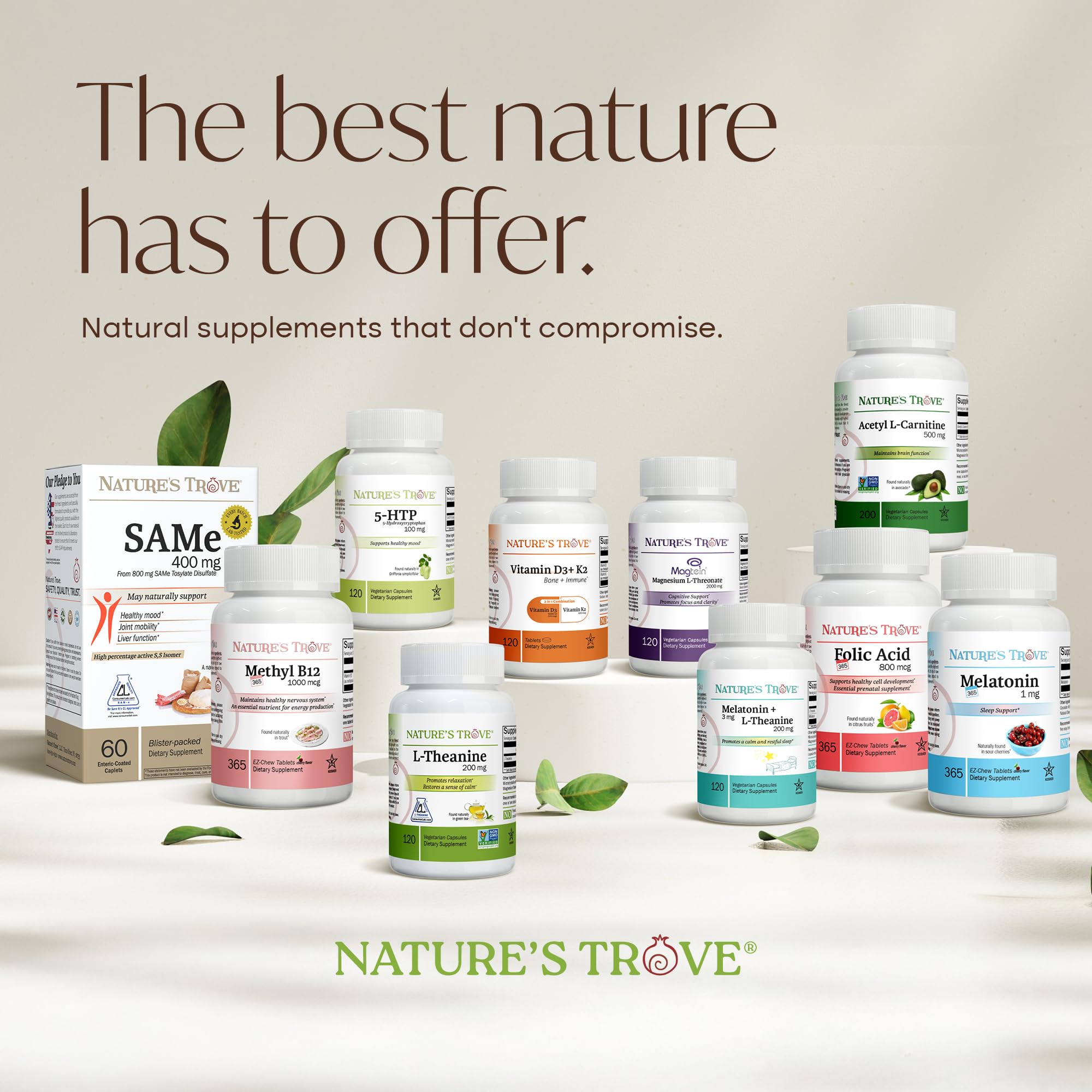 Nature's Trove SAM-e 400 mg caplets gastro-résistants soutien potentiel des articulations