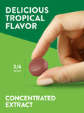 Gomme Ashwagandha Nature's Truth saveur tropicale, douceur fruitée.