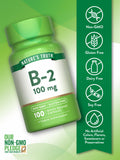 Nature's Truth B2 Vitamine - étiquette: informations claires et fiables