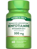Nature's Truth Benfotiamine 300 mg, gélules pratiques pour le quotidien.