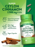 Nature's Truth cannelle Ceylon capsules vegan sans OGM