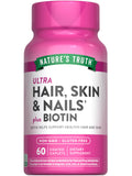 Nature's Truth Hair Skin and Nails caplets enrobés pour cheveux et ongles sains