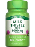 Nature's Truth chardon-marie extrait bouteille, phytonutriments naturels pour une routine bien-être
