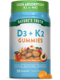 Gommes Nature's Truth D3 + K2, emballage clair et qualité