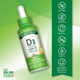 Nature's Truth D3 Liquide flacon sans gluten