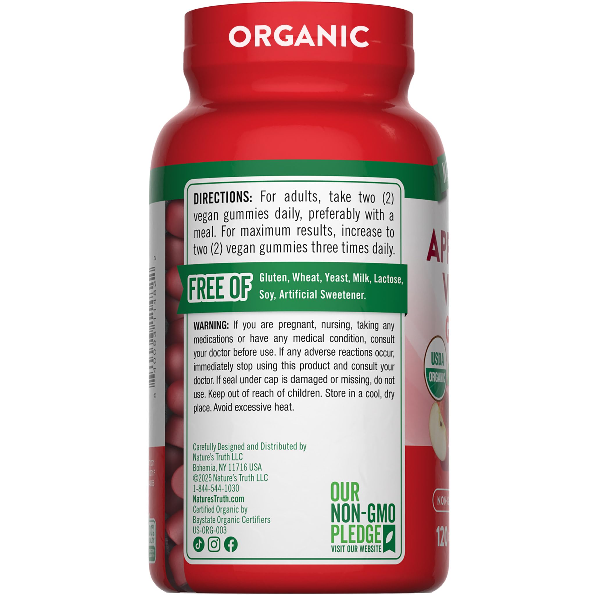 Sans édulcorants artificiels, profitez d'un goût nature et doux.