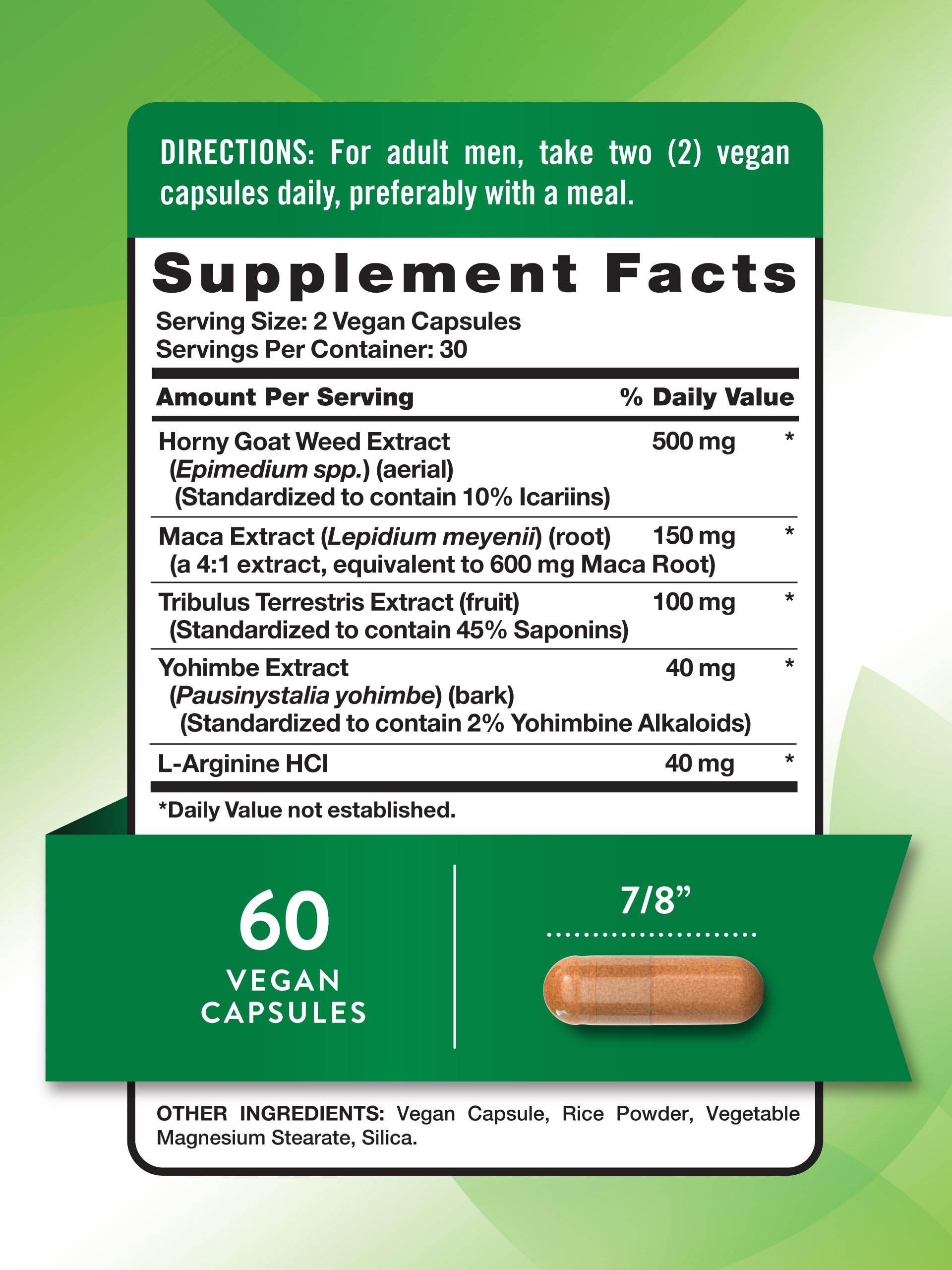 Nature's Truth Epimède et Maca, flacon pratique pour routine quotidienne.