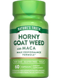 Nature's Truth Epimède et Maca, gélules vegan pour énergie quotidienne.