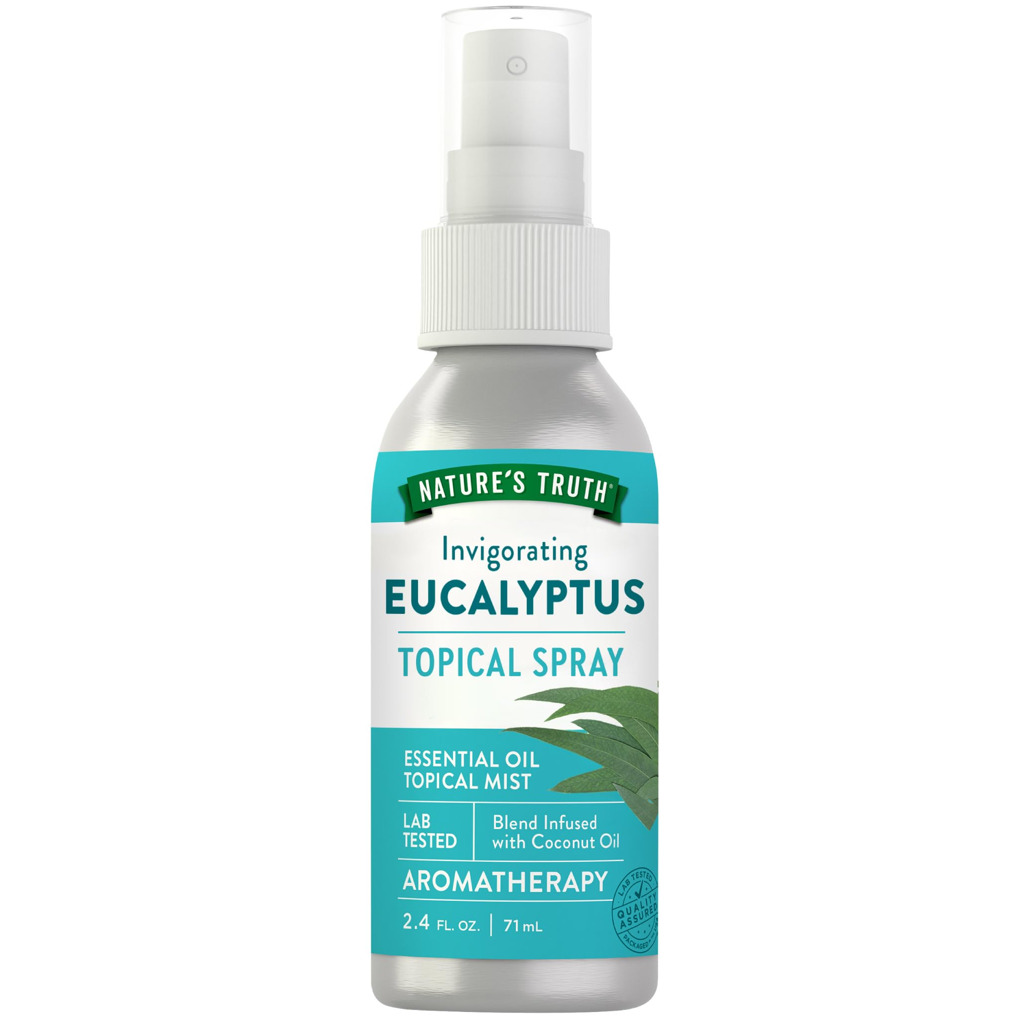 Nature's Truth Eucalyptus Mist — bouteille prête à rafraîchir les sens pour l'aromathérapie