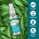 Nature's Truth Eucalyptus Mist — feuillage d'eucalyptus visible pour une expérience naturelle