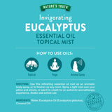 Nature's Truth Eucalyptus Mist — pulvérisateur facilitant une utilisation pratique au quotidien