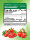 Gommes végétariennes Nature's Truth D3/B12 saveur fraise faciles à mâcher