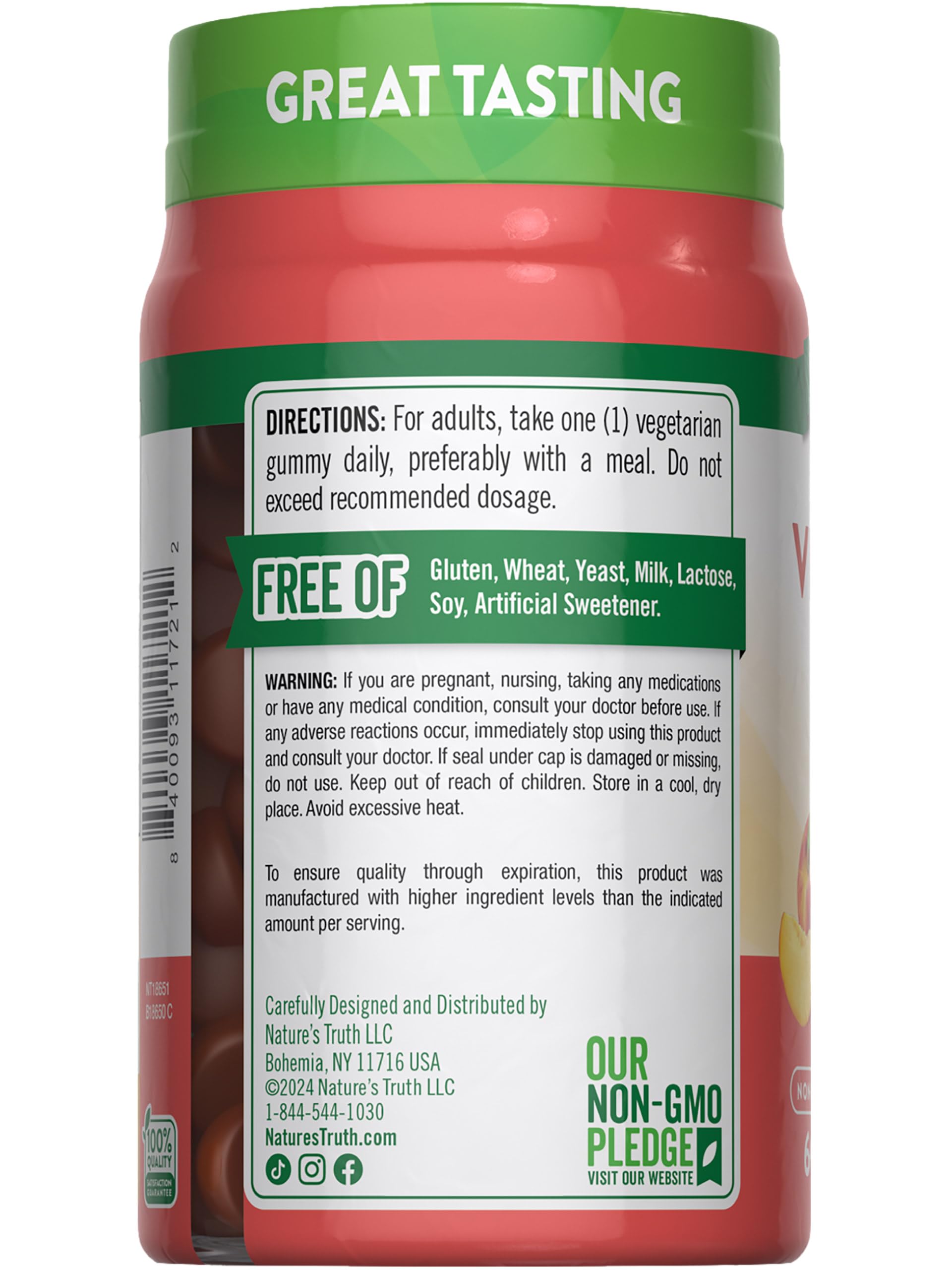 Utilisation pratique pour compléter votre apport en vitamine D avec Nature's Truth.