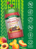 Gommes végétariennes Nature's Truth D3 sans ingrédients animaux.