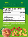 Nature's Truth gommes pêche-framboise: saveur agréable pour une prise quotidienne.