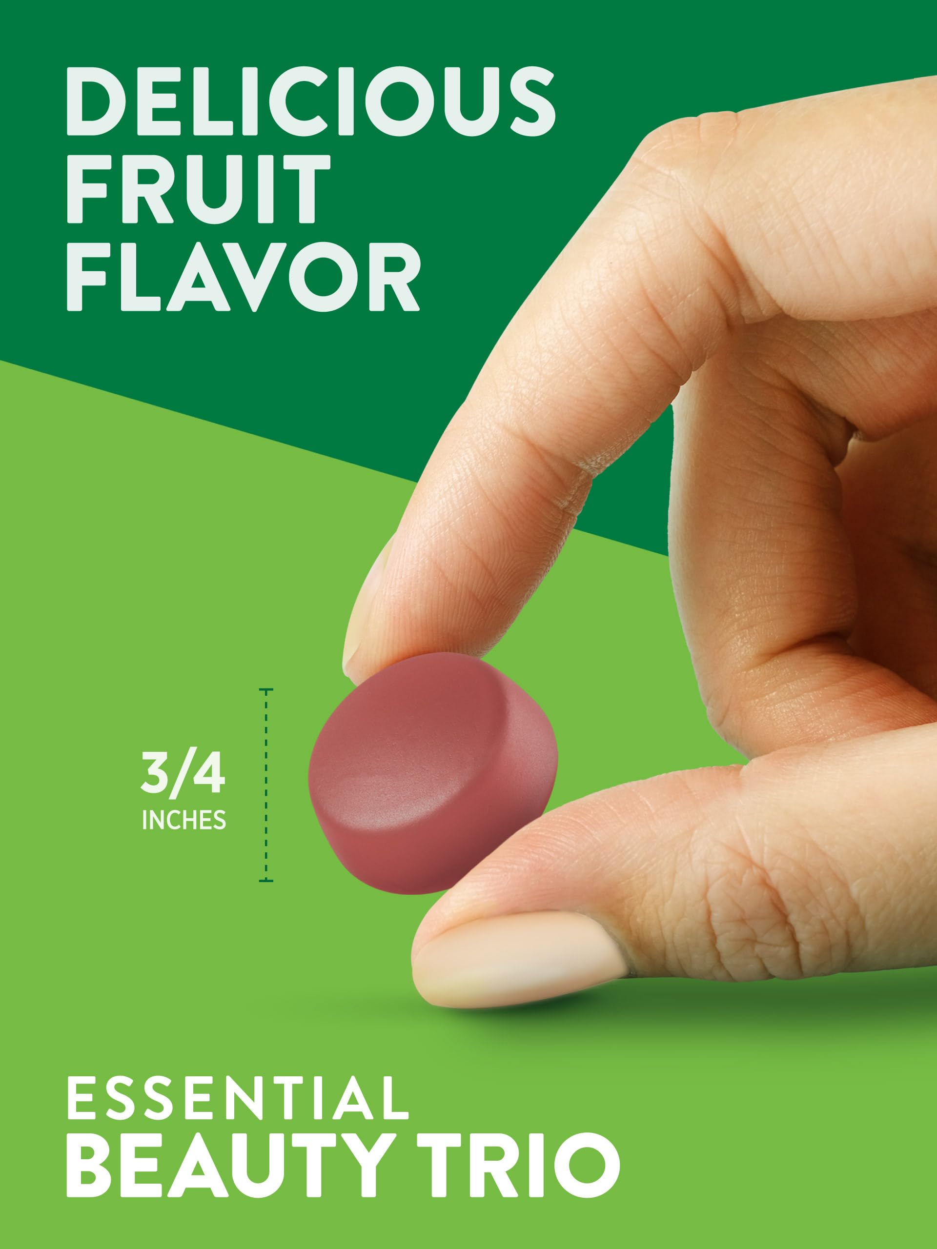 Gommes Nature's Truth véganes sans gluten et sans OGM.