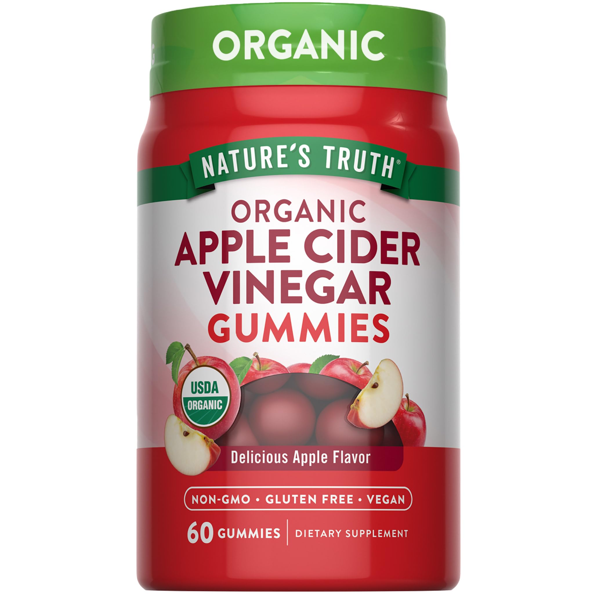 Nature's Truth gommes saveur pomme, douceur pratique à emporter