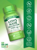 Capsules Lions Mane équivalent 2100 mg, présentation pratique et prête à l’emploi.