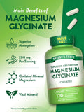 Utilisation quotidienne Nature's Truth Magnésium Glycinate 200 mg, prise simple.