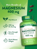 Nature's Truth Magnésium sans gluten, sans OGM, pour votre routine