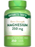 Nature's Truth magnésium gélules dans bouteille, prise quotidienne pratique