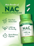 Nature's Truth NAC – allergènes clairement indiqués pour votre sécurité.